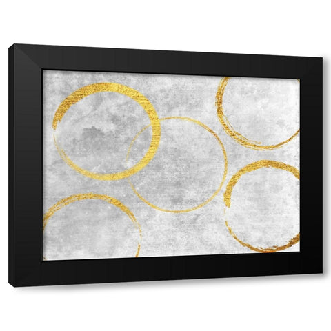 In The Loop Black Modern Wood Framed Art Print with Double Matting by Lewis, Sheldon