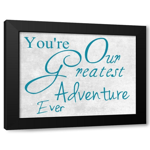 Greatest Adventure Black Modern Wood Framed Art Print by Lewis, Sheldon