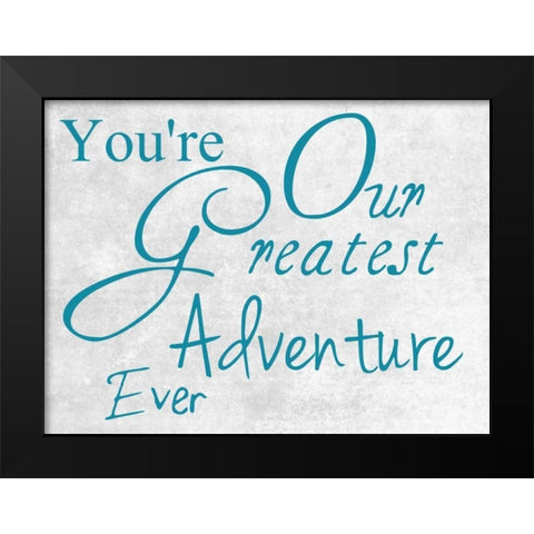 Greatest Adventure Black Modern Wood Framed Art Print by Lewis, Sheldon