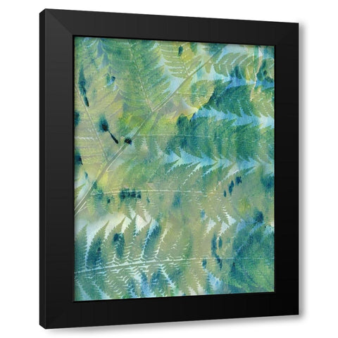 Deep In TheTropic 2 Black Modern Wood Framed Art Print with Double Matting by Lewis, Sheldon