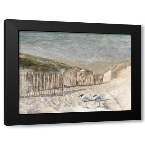 Grenville Bay 1 Black Modern Wood Framed Art Print with Double Matting by Lewis, Sheldon