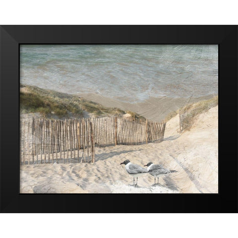 Grenville Bay 1 Black Modern Wood Framed Art Print by Lewis, Sheldon