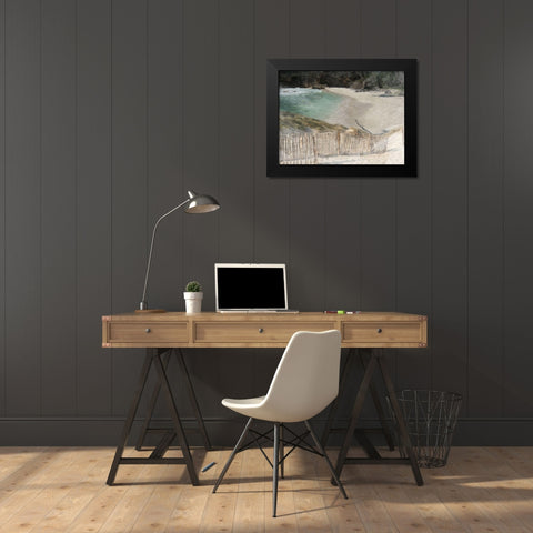 Grenville Bay 2 Black Modern Wood Framed Art Print by Lewis, Sheldon
