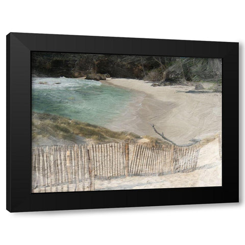 Grenville Bay 2 Black Modern Wood Framed Art Print with Double Matting by Lewis, Sheldon
