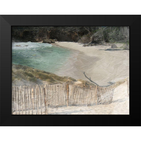 Grenville Bay 2 Black Modern Wood Framed Art Print by Lewis, Sheldon