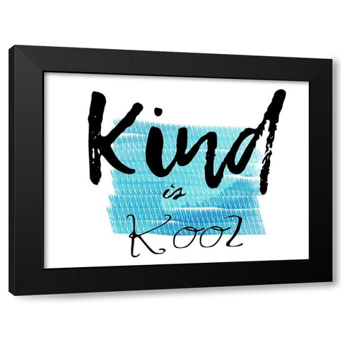 Kool Black Modern Wood Framed Art Print with Double Matting by Lewis, Sheldon