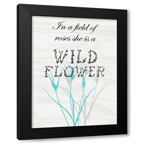 Unique Black Modern Wood Framed Art Print by Lewis, Sheldon