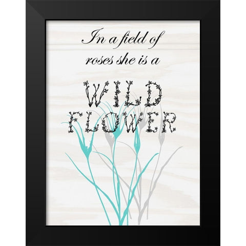 Unique Black Modern Wood Framed Art Print by Lewis, Sheldon