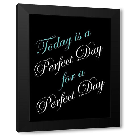 Perfect Day Black Modern Wood Framed Art Print with Double Matting by Lewis, Sheldon