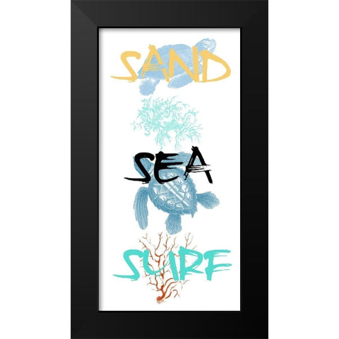Deep Sea Dive 2 Black Modern Wood Framed Art Print by Lewis, Sheldon
