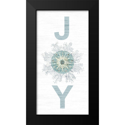 Coast To Joy Black Modern Wood Framed Art Print by Lewis, Sheldon
