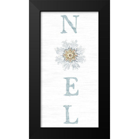 Noel Black Modern Wood Framed Art Print by Lewis, Sheldon