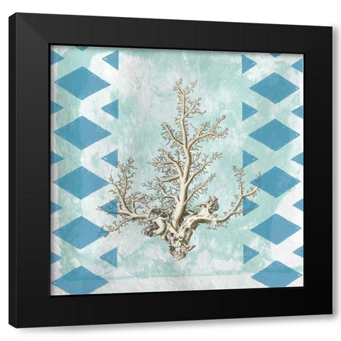 Tranquility 3 Black Modern Wood Framed Art Print with Double Matting by Lewis, Sheldon