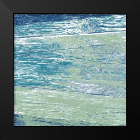 Caribbean Sea Black Modern Wood Framed Art Print by Lewis, Sheldon