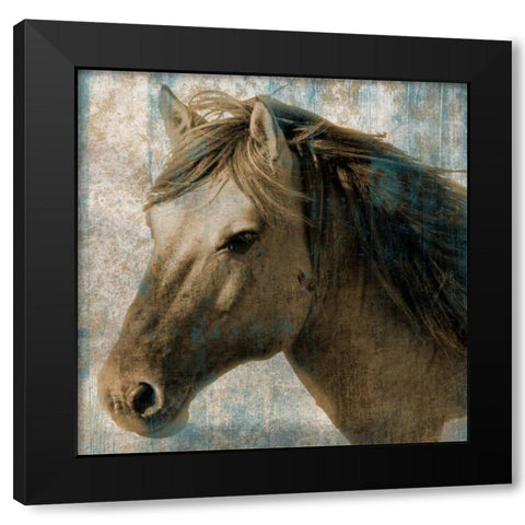 Spirit Black Modern Wood Framed Art Print with Double Matting by Lewis, Sheldon