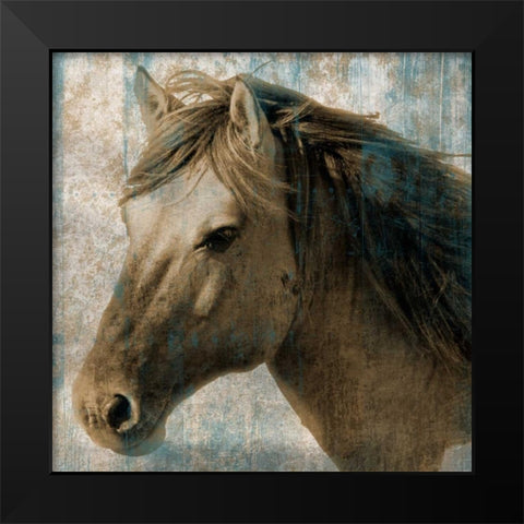 Spirit Black Modern Wood Framed Art Print by Lewis, Sheldon