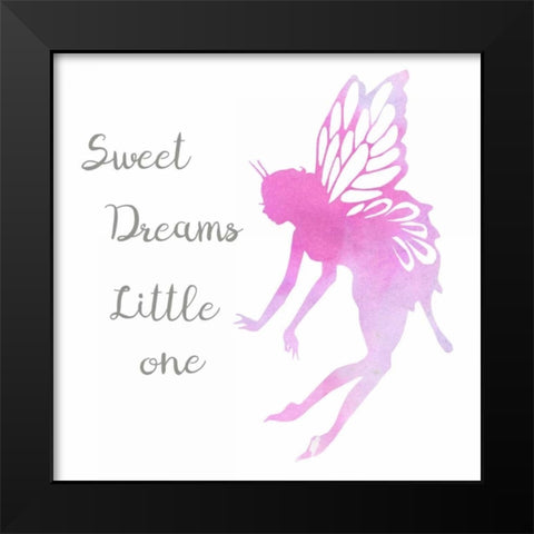 Sweet Dreams Black Modern Wood Framed Art Print by Lewis, Sheldon