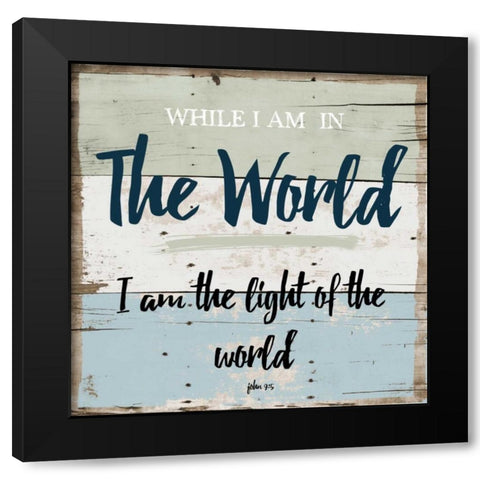 andReligious Wood 2 Black Modern Wood Framed Art Print with Double Matting by Lewis, Sheldon