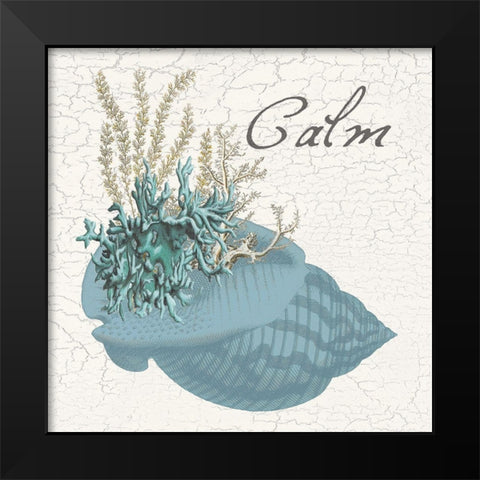 Coastal Bouquet 2 Black Modern Wood Framed Art Print by Lewis, Sheldon