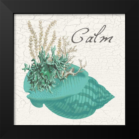 Coastal Bouquet 2 Black Modern Wood Framed Art Print by Lewis, Sheldon