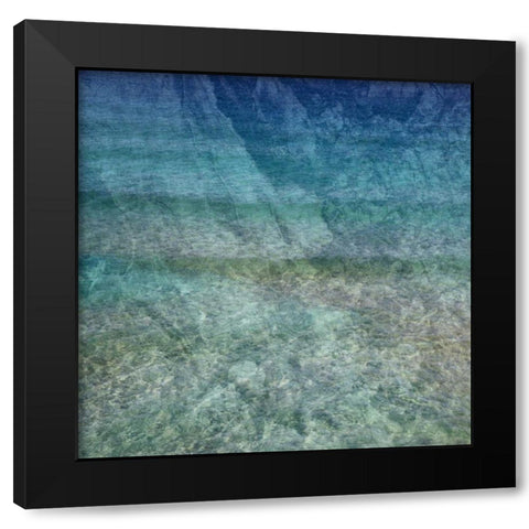 Clear Water Black Modern Wood Framed Art Print by Lewis, Sheldon