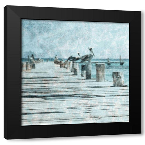 Coastal Pride 2 Black Modern Wood Framed Art Print by Lewis, Sheldon