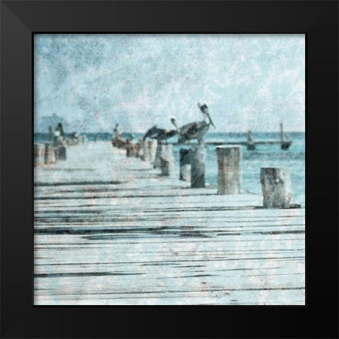 Coastal Pride 2 Black Modern Wood Framed Art Print by Lewis, Sheldon