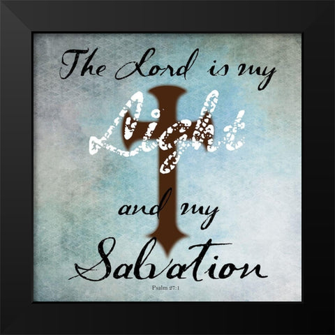 Light Of The World Black Modern Wood Framed Art Print by Lewis, Sheldon