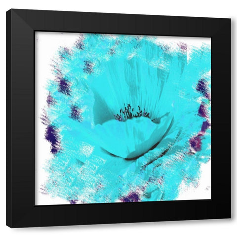 Rose Garden 2 Black Modern Wood Framed Art Print by Lewis, Sheldon