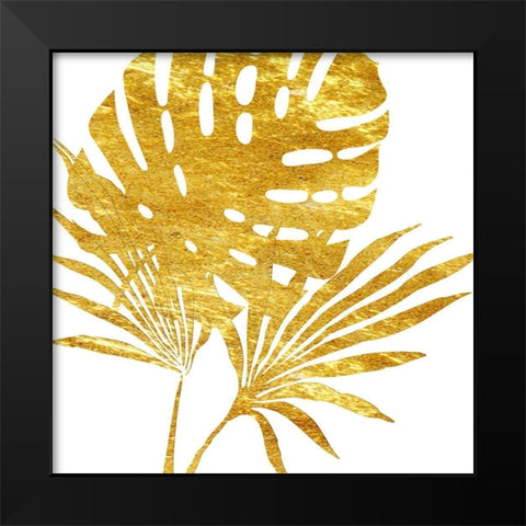 Golden Tropics  Black Modern Wood Framed Art Print by Lewis, Sheldon