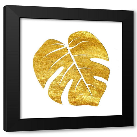 Golden Tropics 4 Black Modern Wood Framed Art Print with Double Matting by Lewis, Sheldon