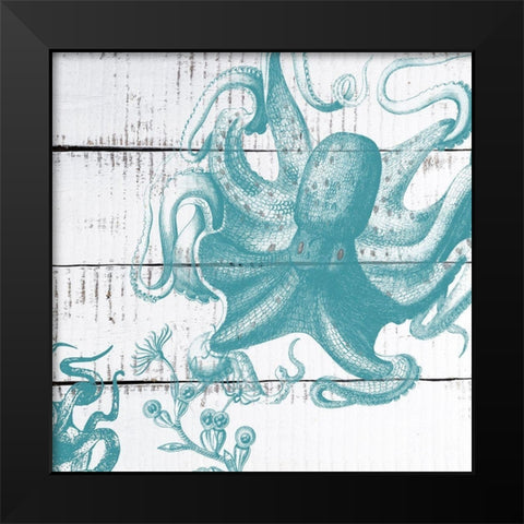 Blue Under 2 Black Modern Wood Framed Art Print by Lewis, Sheldon