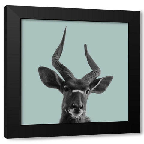Heads Up Black Modern Wood Framed Art Print by Lewis, Sheldon