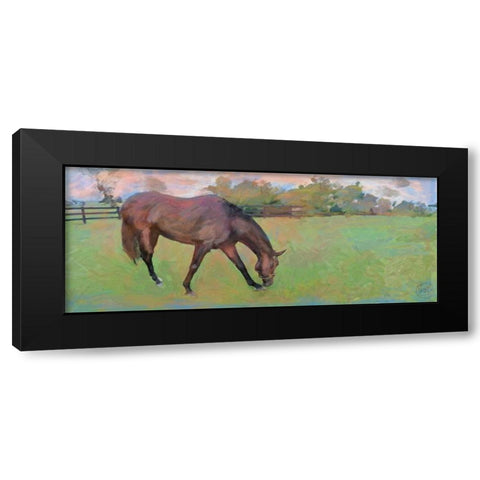 Miss Temple 1 Black Modern Wood Framed Art Print with Double Matting by Butcher, Sarah