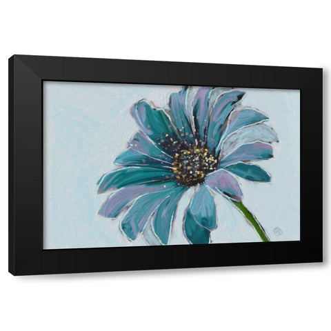 Daisy Crazy 2 Black Modern Wood Framed Art Print with Double Matting by Butcher, Sarah
