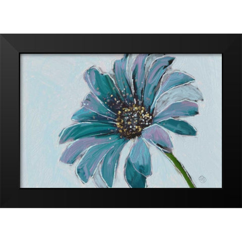 Daisy Crazy 2 Black Modern Wood Framed Art Print by Butcher, Sarah
