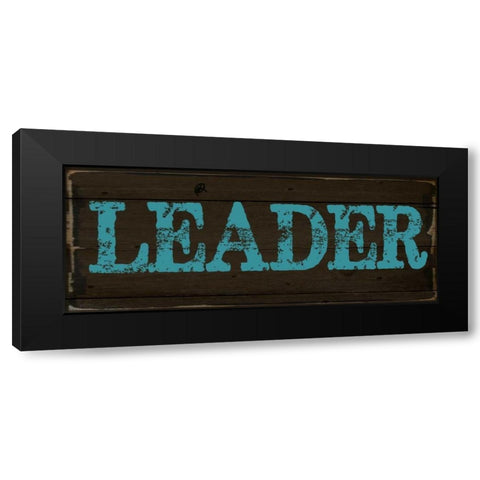 LEADER 2 Black Modern Wood Framed Art Print by Greene, Taylor
