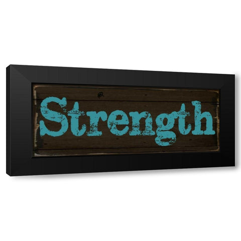 Strength 2 Black Modern Wood Framed Art Print with Double Matting by Greene, Taylor