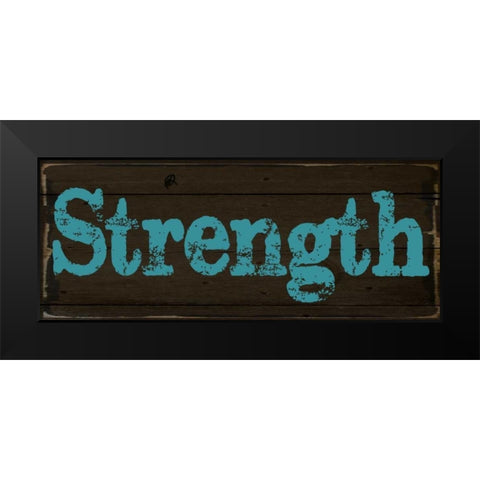 Strength 2 Black Modern Wood Framed Art Print by Greene, Taylor