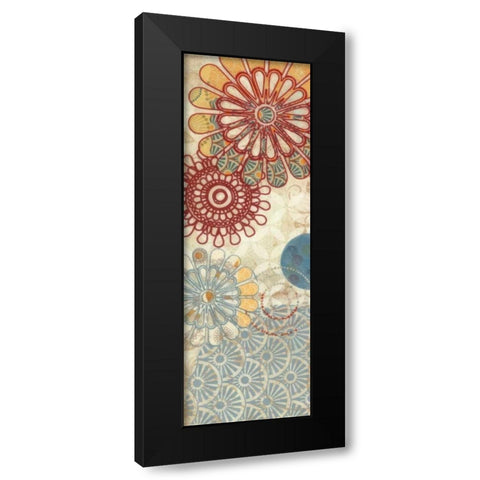 FLORA TRANCE VIII Black Modern Wood Framed Art Print by Greene, Taylor