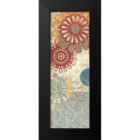 FLORA TRANCE VIII Black Modern Wood Framed Art Print by Greene, Taylor