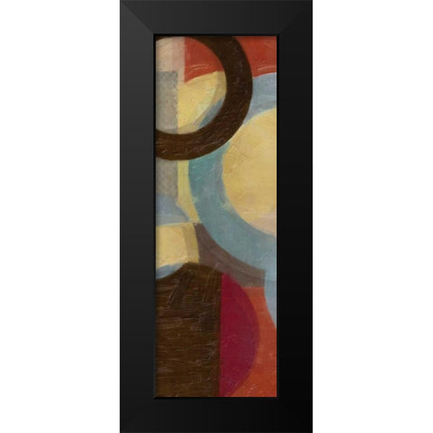 HALO WEAVE V Black Modern Wood Framed Art Print by Greene, Taylor