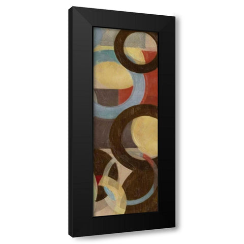 HALO WEAVE VII Black Modern Wood Framed Art Print with Double Matting by Greene, Taylor