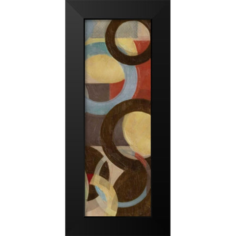 HALO WEAVE VII Black Modern Wood Framed Art Print by Greene, Taylor
