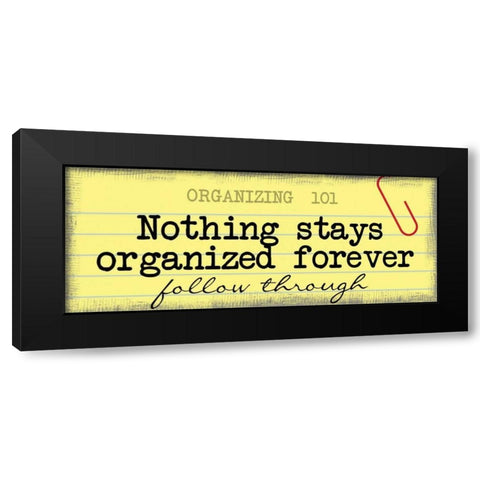 Follow Through Black Modern Wood Framed Art Print with Double Matting by Greene, Taylor