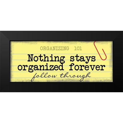 Follow Through Black Modern Wood Framed Art Print by Greene, Taylor
