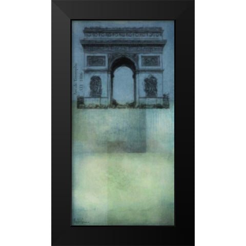 City Hues II Black Modern Wood Framed Art Print by Greene, Taylor