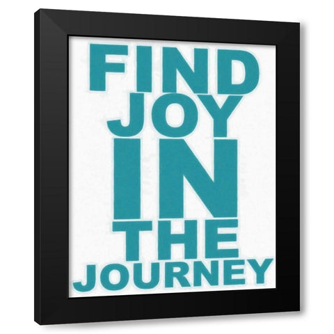 FIND JOY Black Modern Wood Framed Art Print with Double Matting by Greene, Taylor