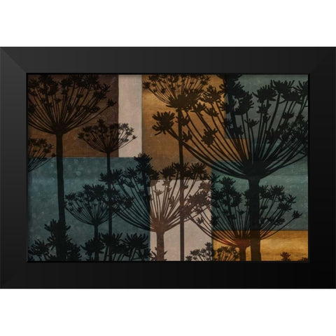 SUMMER BREEZE II Black Modern Wood Framed Art Print by Greene, Taylor