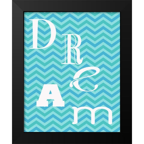 AQUA DANCE Black Modern Wood Framed Art Print by Greene, Taylor